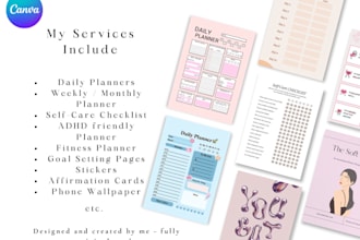 help etsy shop owners with customized etsy digital planners