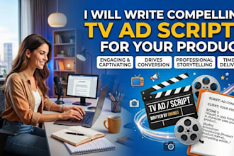 write compelling tv ad scripts for your product