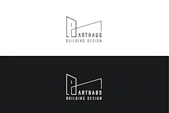 do modern minimalist real estate, house, property and architecture logo design