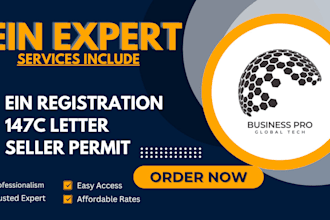 get your ein number, be your registered agent in wyoming 147c ein tax id