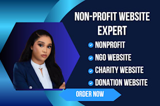 build nonprofit charity donation website, 501c3 ngo fundraising church website