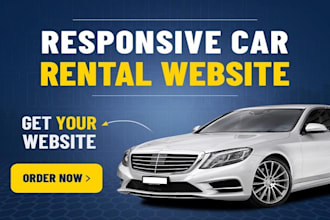 create car rental website car dealership website chauffeur automotive website