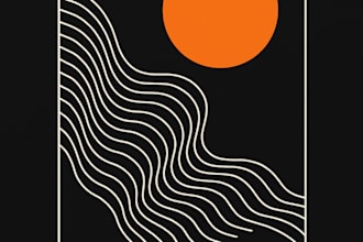 create modern abstract wall art