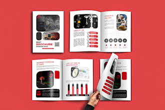 design a professional real estate brochure digital booklet or trifold layout