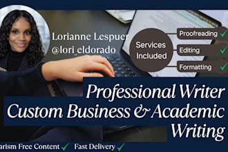 professionally edit academic and business documents