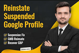 fix suspended google my business profile, gmb reinstatement and fix gmb