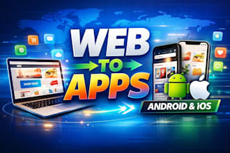 convert website to android and ios mobile app using webview