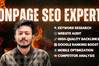 on page SEO expert for wordpress, wix, shopify