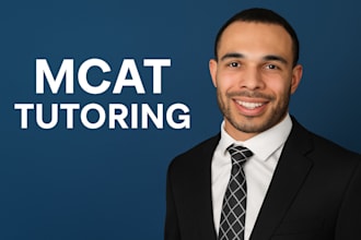 tutor you for the mcat with a personalized plan and test strategy