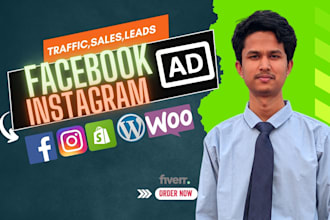 be your meta ads expert, run facebook ad, ig ad and shopify fb ads