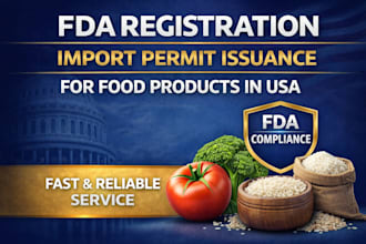 do fda registration and import permit issuance for food products in USA