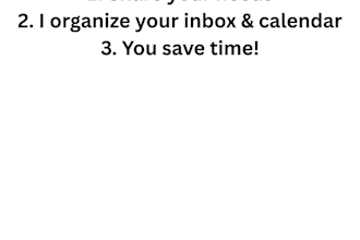 organize your inbox and calendar efficiently