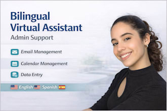 be your bilingual virtual assistant for admin support