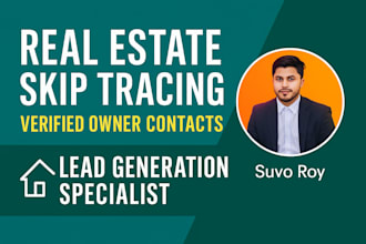 do real estate skip tracing and b2b leadgen