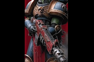 paint warhammer 40k character and creature