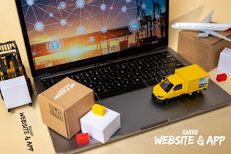 professsional freight website, cargo website app, dispatch website app