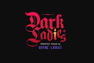create artwork play dark ladies logo