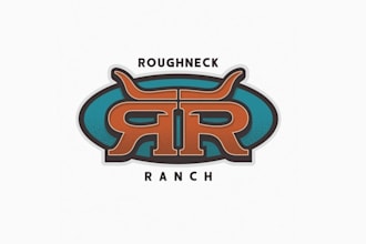 design designer seeking brand cowboy roughneck ranch logo