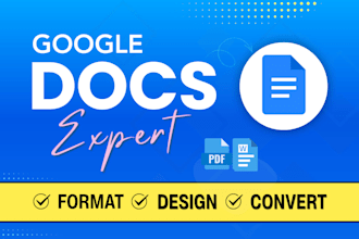 fix, format, and design your google docs or templates