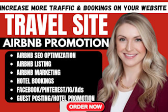 do airbnb travel site promotion vrbo airbnb listing hotel bookings marketing