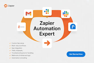 setup advanced zapier integrations and automation for you