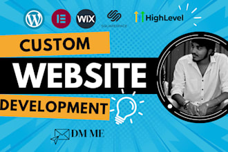 build your ghl, wix, squarespace, or elementor pro website