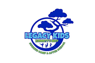 design a kid friendly amazing logo that incorporates legacy
