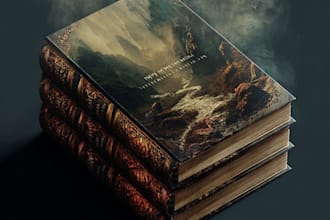 do non fiction book cover design, fantasy book cover design