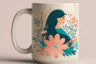 draw a mug or coffee mug design