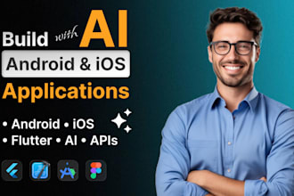 develop android and ios apps as a flutter developer  and figma to flutter