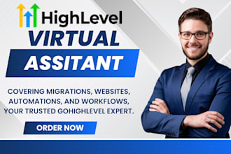 be your gohighlevel virtual assistant ghl website, salesfunnel saas, whitelabel