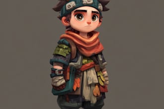 create 2d game character and sprite sheet animation