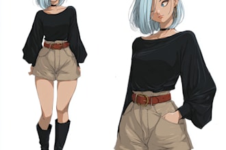 create unique roleplaying characters in anime style