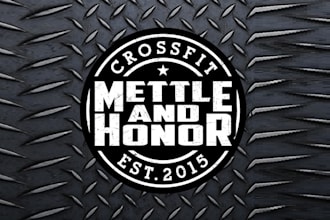 design glamorous unique crossfit box logo