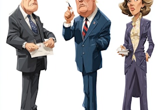 create political and editorial cartoons