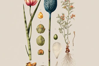 paint watercolour botanical illustration