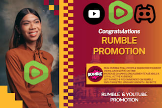 rumble video promotion, video marketing, rumble views