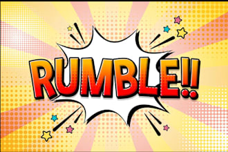 do yt rumble promotion, rumble video marketing to USA audience and  subs