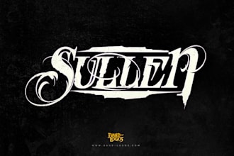 design a logo for your metal or rock band