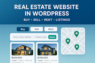 develop a property buy sell rent website