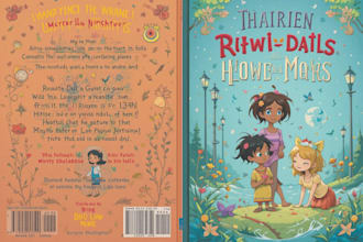create custom book cover and children book illustrations