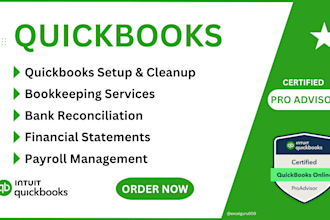 do quickbooks online, bookkeeping and bank reconciliation