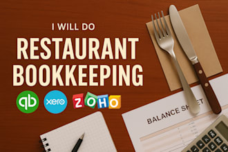 do restaurant bookkeeping in quickbooks or xero
