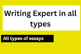 do proposal,research,summary,and articles writing