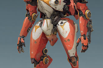draw illustration and concept mecha, gundam, and robot