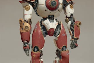do your mecha robot fanart or original in digital artwork