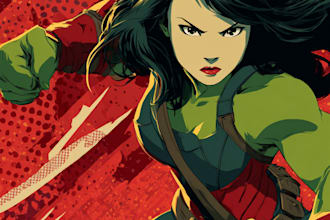 draw comic book cartoon and custom illustration digital art