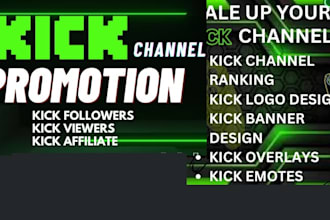 grow your youtube or twitch channel with organic promotion