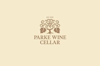 design awesome parke wine cellar logo