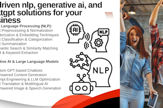 build custom nlp, audio, chatbot, llms solutions for your business